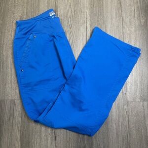 Healing Hands Blue Small Scrub Jogger Pants